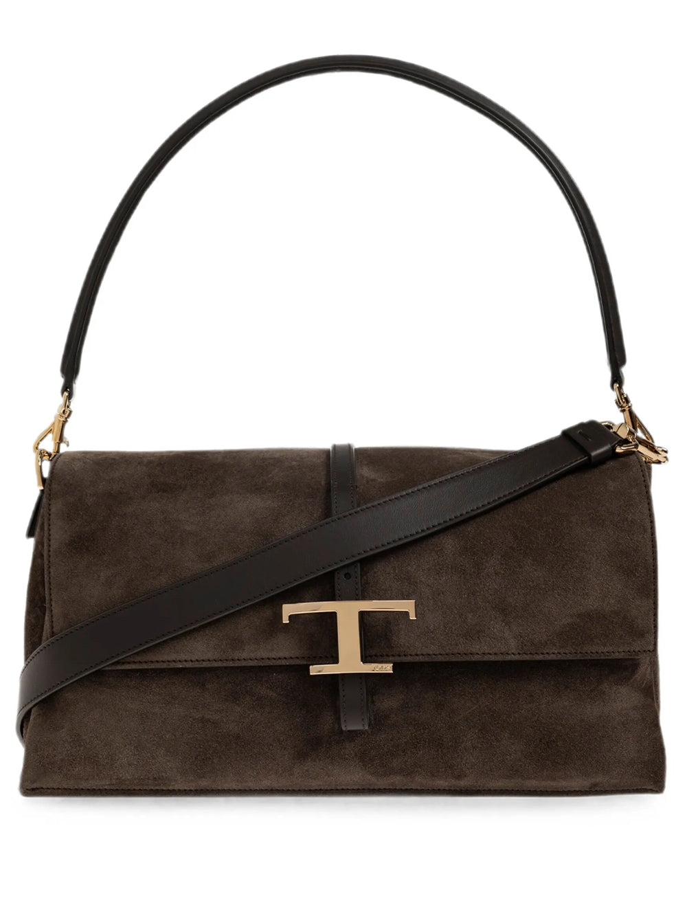 TOD`S Borsa Flap T Timeless In Pelle Scamosciata Piccola Women