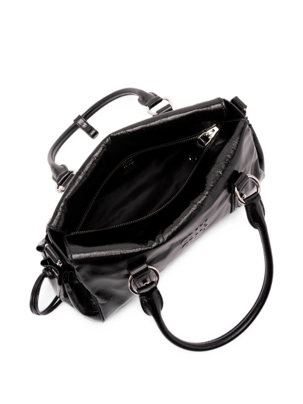 Miu Miu Women Glossy Leather Handbag