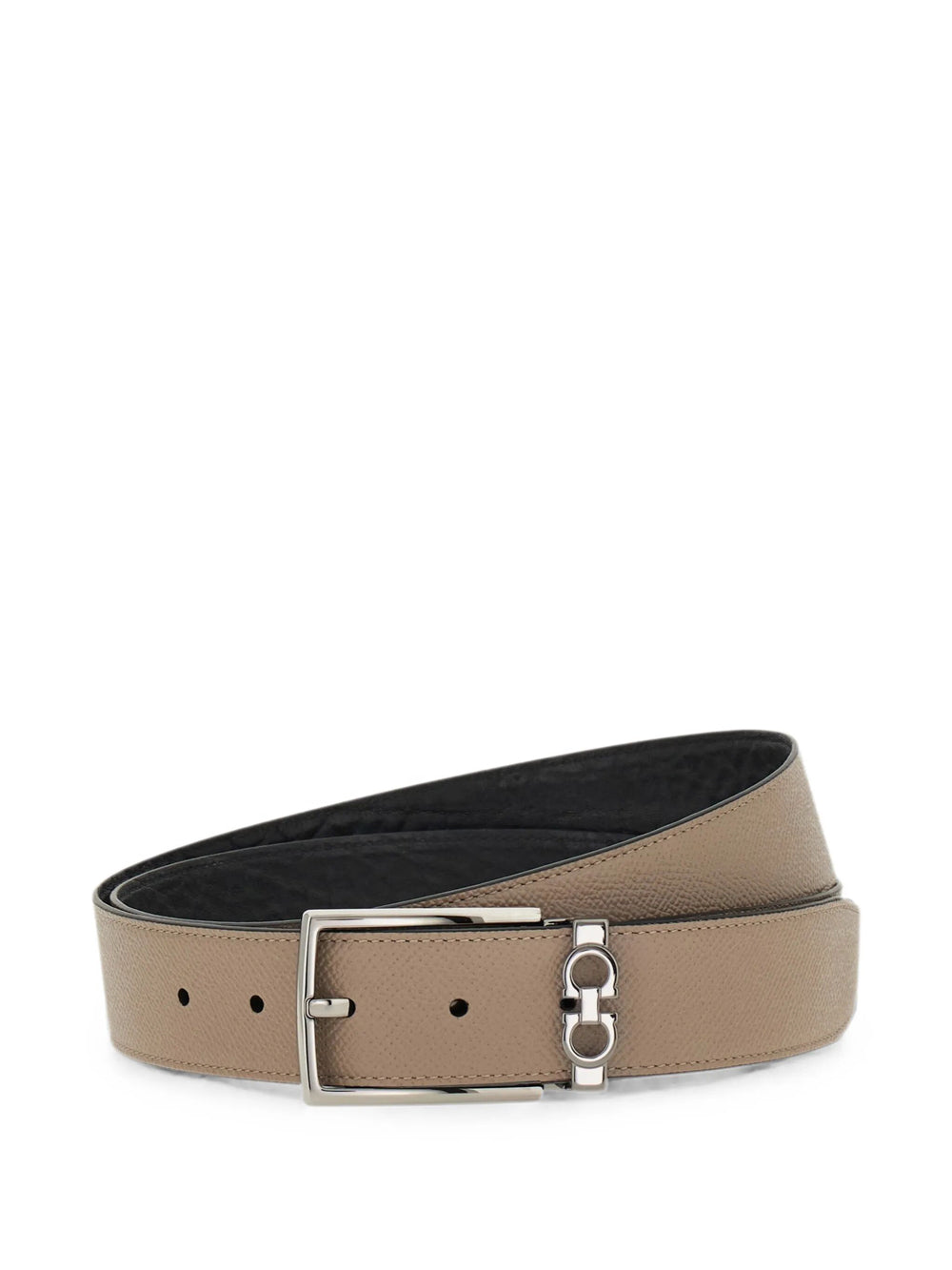 FERRAGAMO Reversible And Adjustable Belt With Rectangular Buckle Women