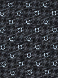 FERRAGAMO Gancini Silk Jaquard Tie Women