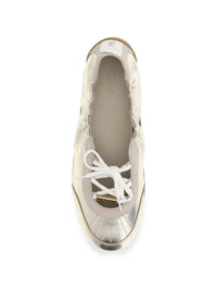 CHLOE Chloe Women Kick Ballet Sneakers In Metallic Nappa Leather