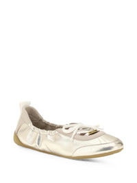 CHLOE Chloe Women Kick Ballet Sneakers In Metallic Nappa Leather