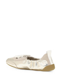 CHLOE Chloe Women Kick Ballet Sneakers In Metallic Nappa Leather