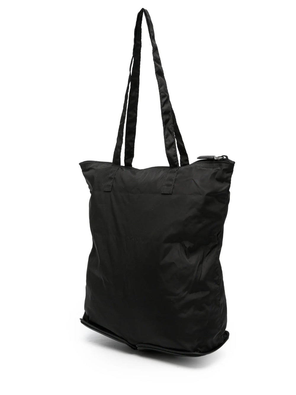 Prada Women Nylon Tote Bag With Saffiano Leather Case