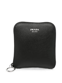 Prada Women Nylon Tote Bag With Saffiano Leather Case