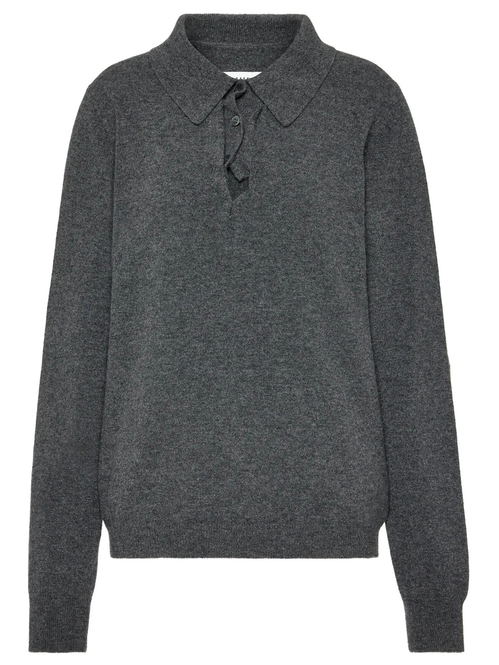 MAISON MARGIELA Maison Margiela Women Draped Collar Wool Polo Sweater
