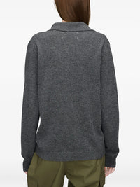 MAISON MARGIELA Maison Margiela Women Draped Collar Wool Polo Sweater