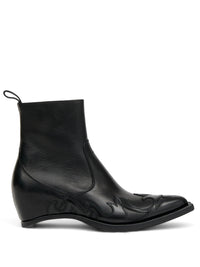 MAISON MARTIN MARGIELA Heel-Less Western Flame Boots Women