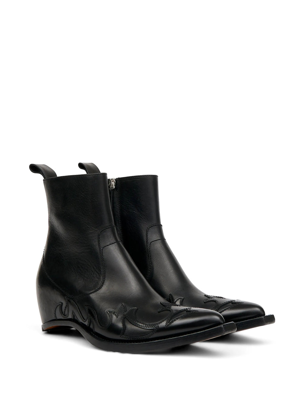 MAISON MARTIN MARGIELA Heel-Less Western Flame Boots Women