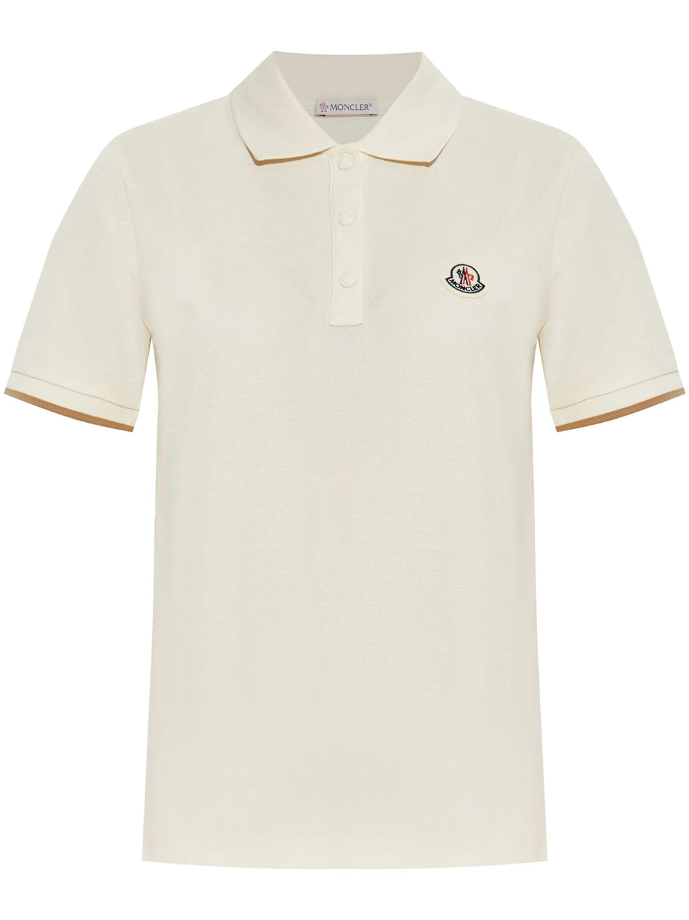 MONCLER Moncler Women Piqué Polo Shirt With Logo Patch