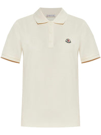 MONCLER Moncler Women Piqué Polo Shirt With Logo Patch