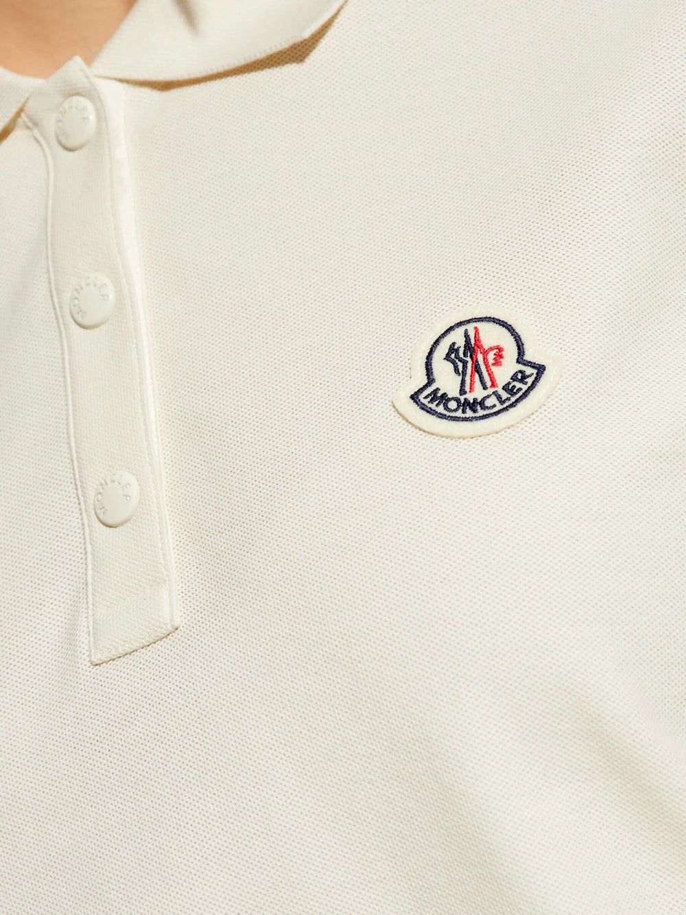 MONCLER Moncler Women Piqué Polo Shirt With Logo Patch