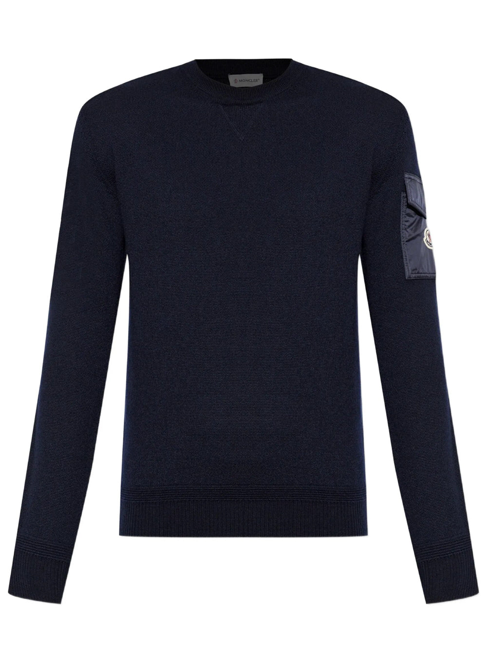 MONCLER Moncler Men Wool Jumper With Patch Pocket