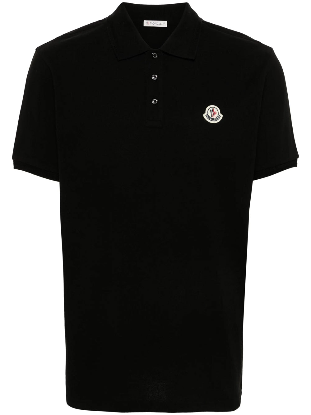 MONCLER Moncler Men Polo In Cotone Piqué Con Patch Logato