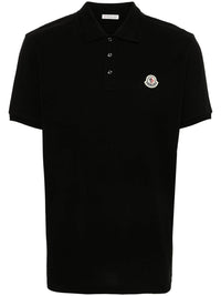 MONCLER Moncler Men Polo In Cotone Piqué Con Patch Logato
