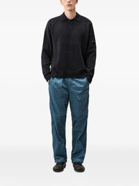 C.P. Company Men Lens-Detail Ribbed Polo Shirt