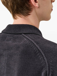 C.P. Company Men Lens-Detail Ribbed Polo Shirt