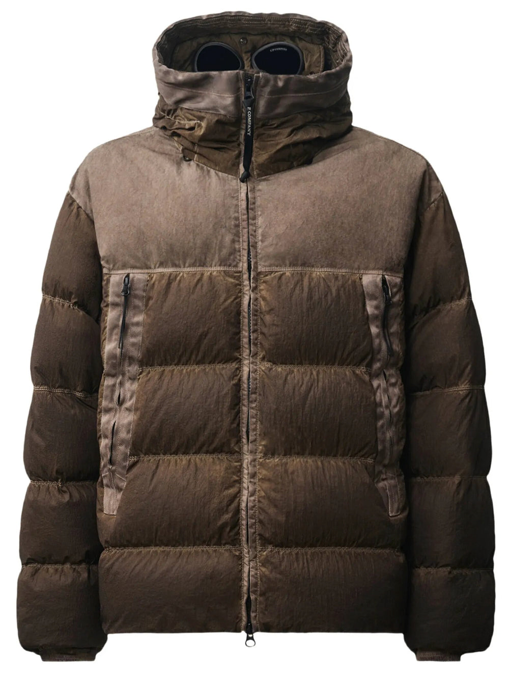 C.P. COMPANY Goggle-Detail Quilted Medium Jacket Women
