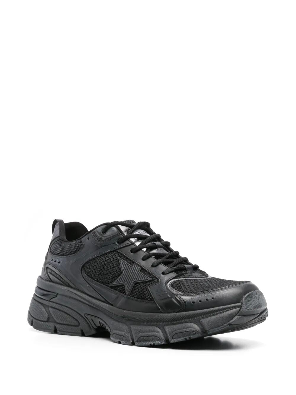 Leather And Mesh Lightstar Sneakers Women