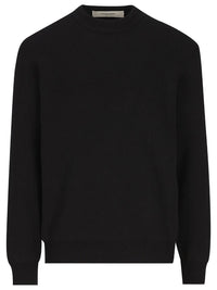 GOLDEN GOOSE Maglia Regular Fit A Costine Con Patch Logo Sul Retro Women