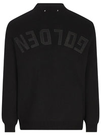 GOLDEN GOOSE Maglia Regular Fit A Costine Con Patch Logo Sul Retro Women