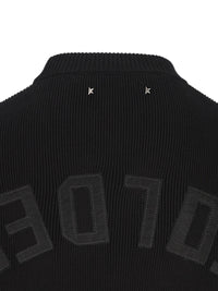 Golden Goose Men Maglia Regular Fit A Costine Con Patch Logo Sul Retro