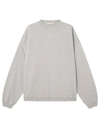 GOLDEN GOOSE Felpa Unisex In Cotone Grigio Mélange Con Logo Women