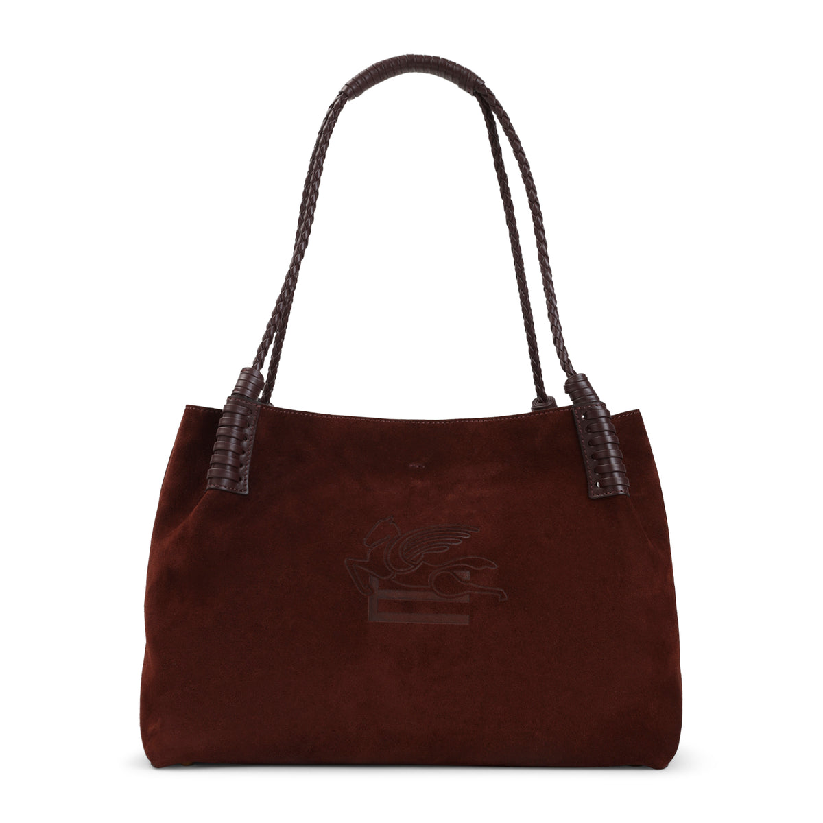 Etro Libra Medium Suede Shopping Bag Women