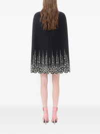 Valentino Garavani Women Cappa In Compact Drap Ricamata