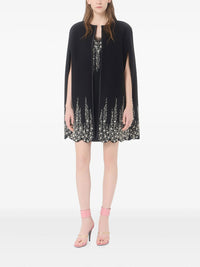 Valentino Garavani Women Cappa In Compact Drap Ricamata