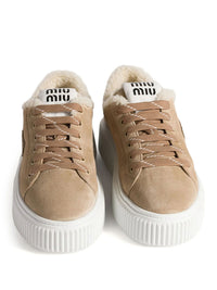MIU MIU Miu Miu Women Sneakers In Pelle Scamosciata E Montone