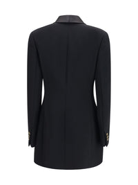 Versace Women Wool Double Breasted Blazer