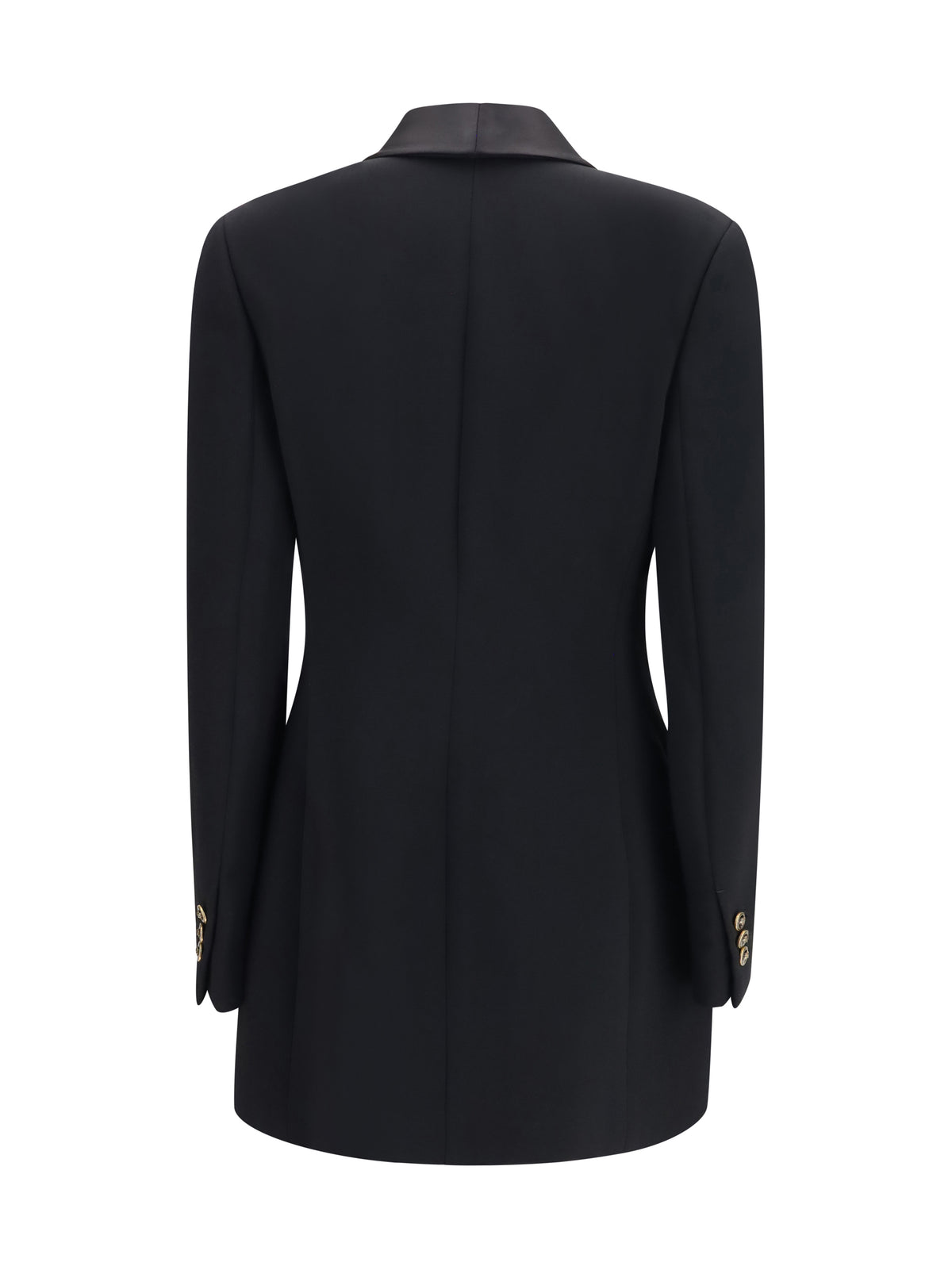 Versace Women Wool Double Breasted Blazer