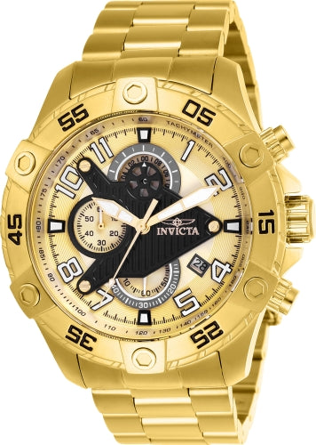 Invicta Men's S1 Rally Gold Dial Watch - 26098