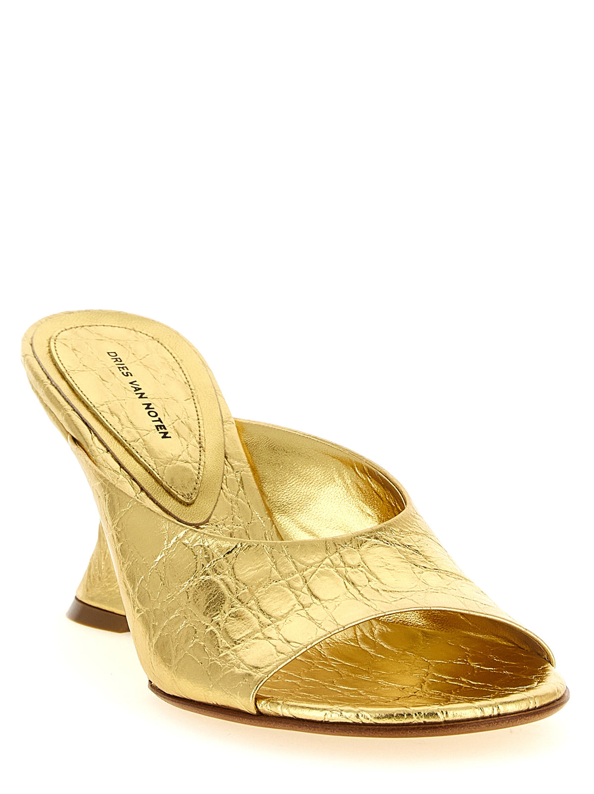 DRIES VAN NOTEN Dries Van Noten Women Curved Wedge Mules