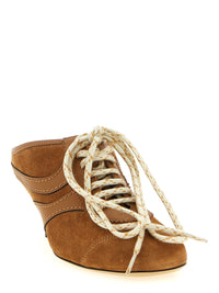 Dries Van Noten Women 'Heeled Suede' Sneakers