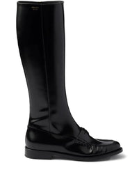 PRADA Leather Loafers Boots Women