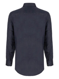 ETRO Etro Men Linen Shirt With Pegaso Embroidery
