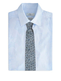 ETRO Etro Men Silk Jacquard Tie With Micro Paisley Motif