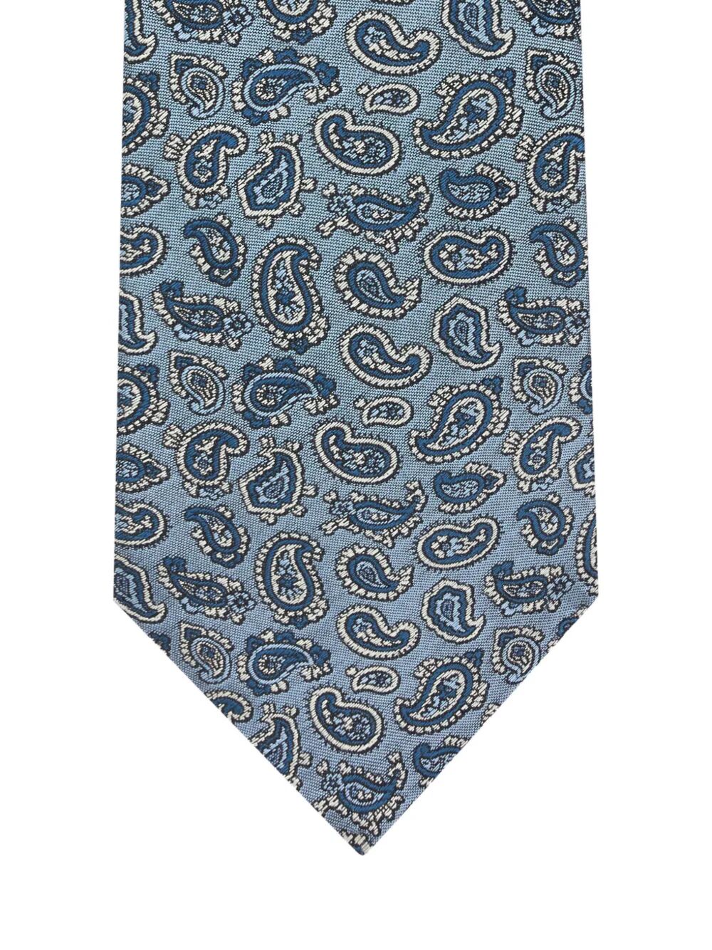 ETRO Etro Men Silk Jacquard Tie With Micro Paisley Motif