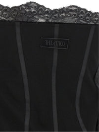 The Attico Women Lace And Feather Dress