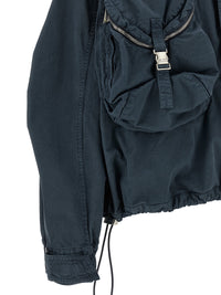 The Attico Women Blue Utility Bomber Jacket