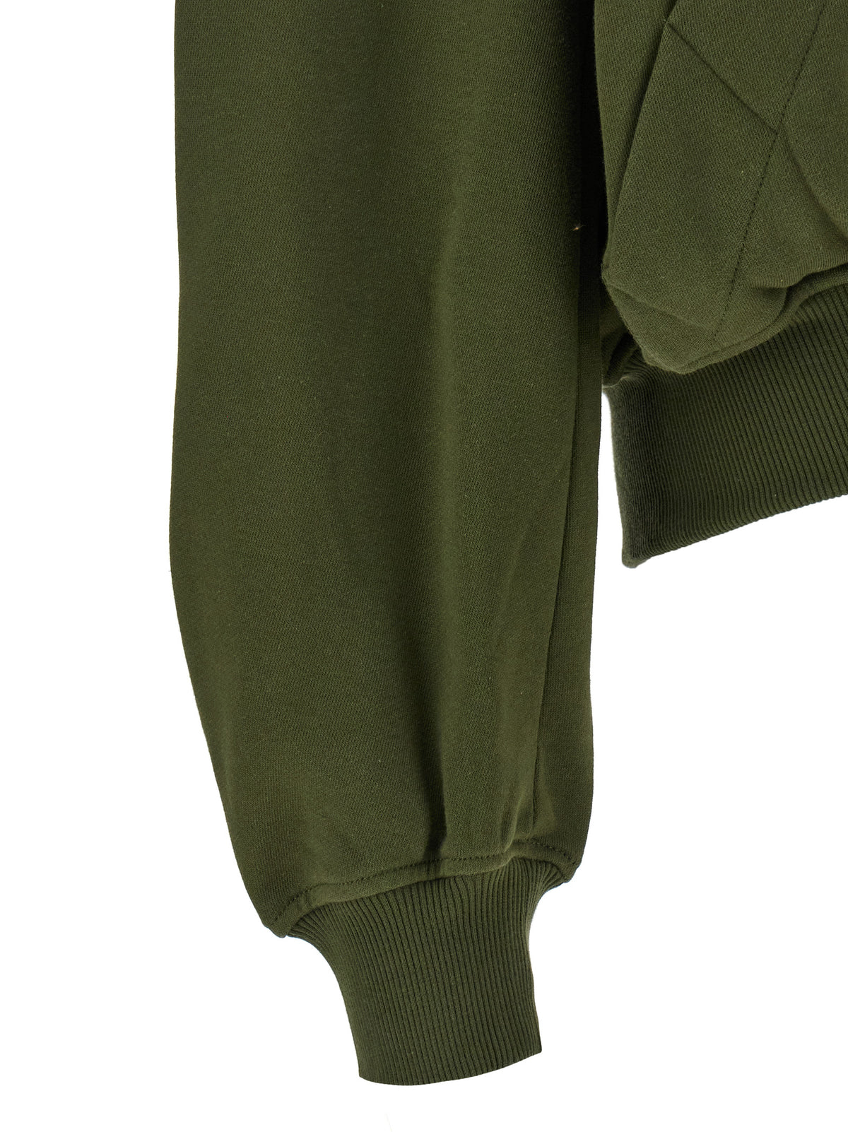 The Attico Women Green Fleece Hoodie
