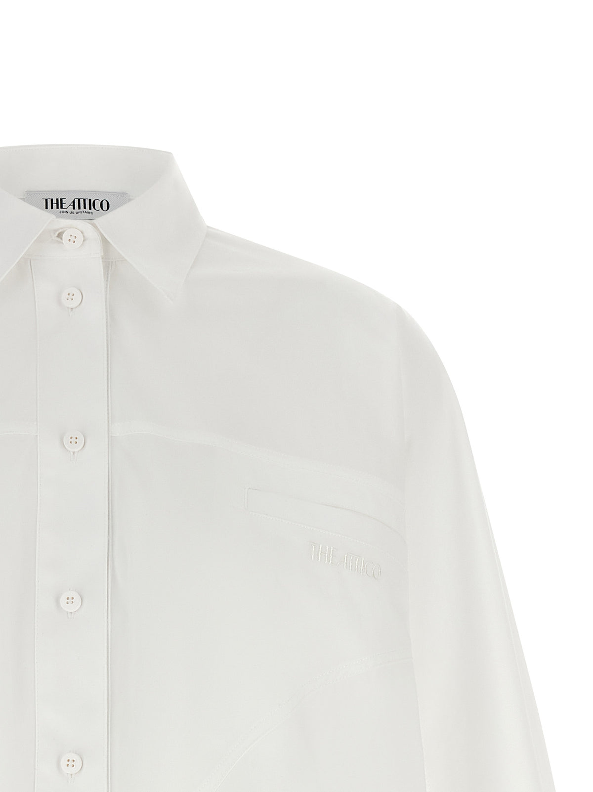 The Attico Women Shaped Hem Shirt