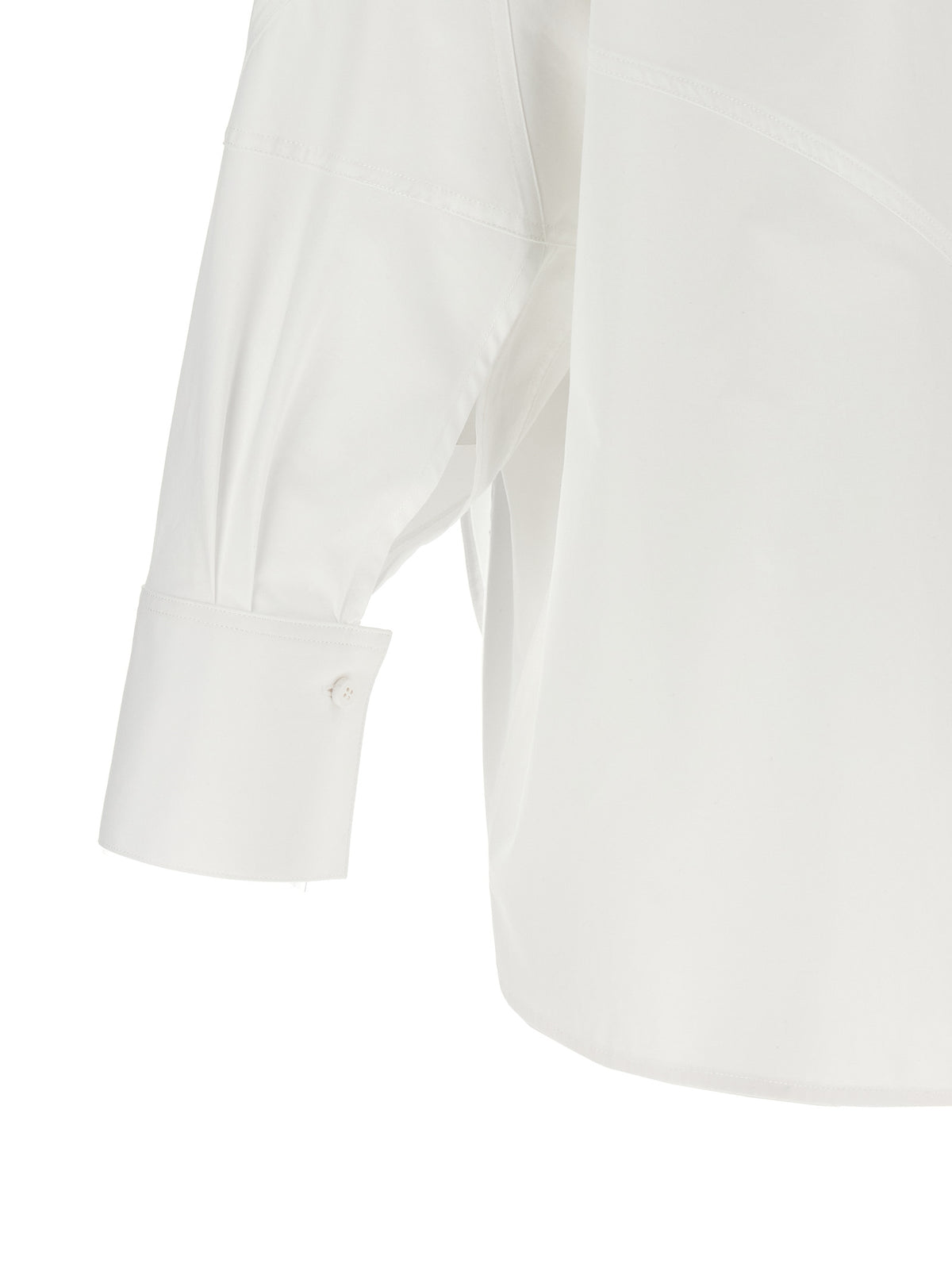 The Attico Women Shaped Hem Shirt
