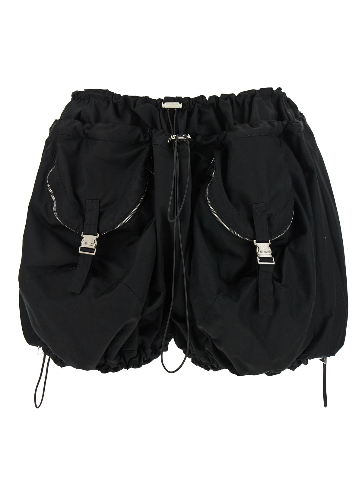 The Attico Women Black Utility Shorts
