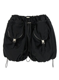 The Attico Women Black Utility Shorts