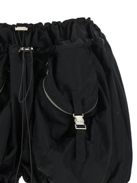 The Attico Women Black Utility Shorts