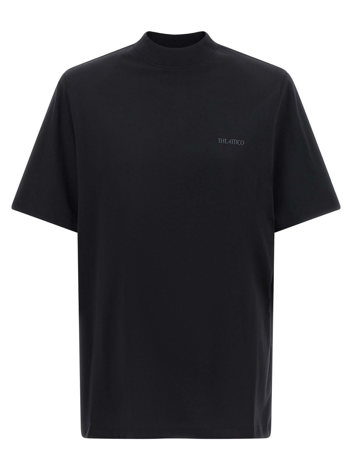 The Attico Women Mock-Neck T-Shirt