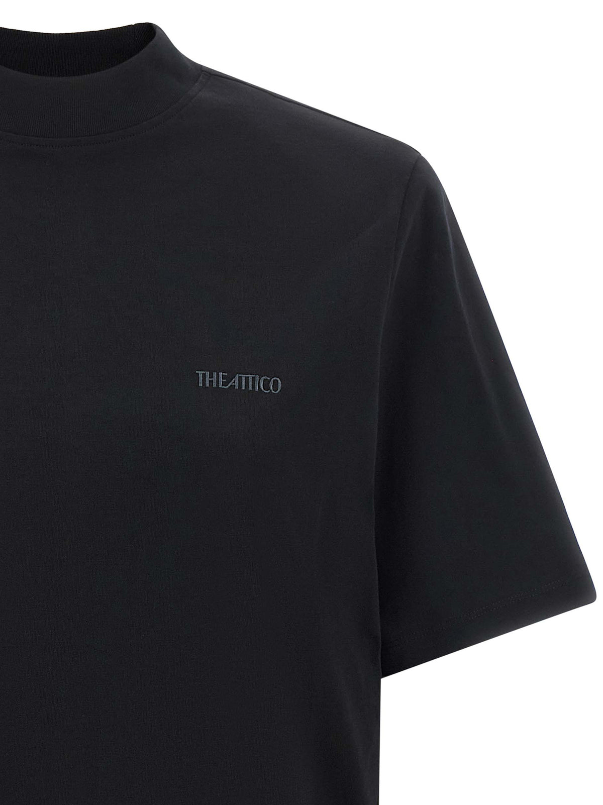 The Attico Women Mock-Neck T-Shirt